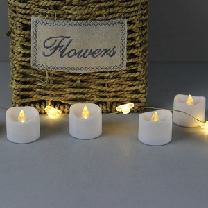 Lot de 12 bougies chauffe-plat à LED votives télécommandées électriques à piles fausses bougies chauffe-plat sans flamme pour la décoration intérieure - Product Image 5