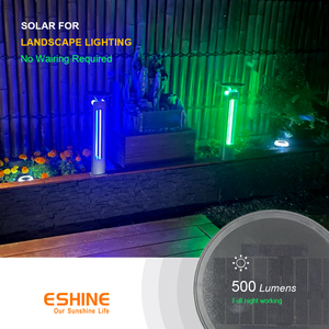 Lampioni Solari <span class=keywords><strong>da</strong></span> Esterno a LED per <span class=keywords><strong>Giardino</strong></span>, Colonne, Prati, Sentieri e Parchi con Sensore Vocale - Product Image 5