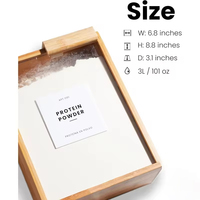 Distributeur de céréales en bois pour cuisine, conteneur de rangement pour organisation du garde-manger, pour riz, farine, collations et céréales