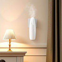 Humidificateur et diffuseur d'air électrique en métal B2B 100 ml mural à brancher pour l'aromathérapie pour les grandes pièces usage domestique