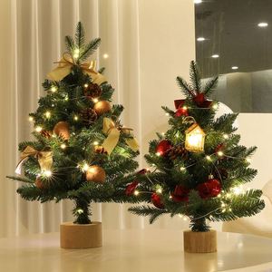 Nuevas Decoraciones Navideñas, Ramas Mixtas Verdes, Piñas, Decoración para Árbol de Navidad, Paquete de Decoración para Árbol de Nieve, Árbol de Lujo - Product Image 3