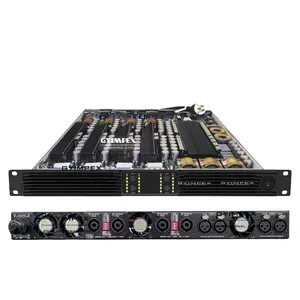 Professional 4*1300W power 4 channels 1U Class D dj bass sound equipment efficient cooling system audio amplifier made in China