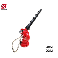 Lance d'incendie fixe en alliage d'aluminium forgé de 4 pouces, 30-50 L/s, pour camion de pompiers