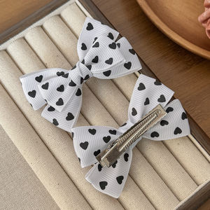 SASA Venta al por Mayor Lazos para el Cabello Navideños para Niños, Hechos a Mano, Elegantes, con Cinta a Cuadros Roja y Verde, para Fiestas Infantiles - Product Image 3