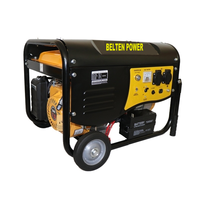 Générateur à essence BELTEN POWER BT-4000 3000W 4 temps avec démarrage à distance, 12 heures d'autonomie, réservoir de carburant de 15L, moteur de 210cc