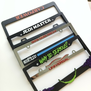 Cadre <span class=keywords><strong>de</strong></span> plaque d'immatriculation <span class=keywords><strong>Star</strong></span> <span class=keywords><strong>Wars</strong></span> JEDI MASTER avec bande bleue sabre laser, norme américaine, pour voiture, décoration automobile - Product Image 3