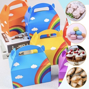 Cajas de Embalaje de Alimentos Ecológicas para Regalos de Navidad, Cajas Plegables para Pasteles, Macarons, Pan, Galletas, Dulces, Caramelos y Tartas - Product Image 2