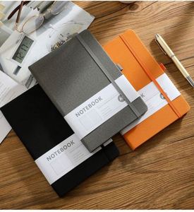 Hardcover Custom Promotional A5 Business Lined <b>Notebooks</b> PU Leather Logo Sewing Binding 192 Pages <b>Thick</b> Journal 5-7 Days - Product Image 4