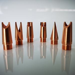 fibre Laser machine de soudage buse de soudure tenue dans la main buse <span class=keywords><strong>KRD</strong></span> laser tête de soudage buse en cuivre - Product Image 1