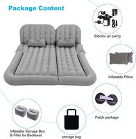 Vente en gros de matelas pneumatique pour siège arrière de voiture flocage PVC de qualité supérieure matelas gonflable pour voiture matelas gonflable de voyage lit pneumatique