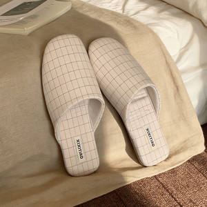 XIXITIAO Pantuflas <span class=keywords><strong>de</strong></span> Mujer con Punta Cuadrada, Suela <span class=keywords><strong>de</strong></span> TPR para Interiores y Exteriores, Zapatos <span class=keywords><strong>de</strong></span> <span class=keywords><strong>Casa</strong></span> Suaves, Mules Sin Cordones para Mujer, Proveedor Mayorista - Product Image 1