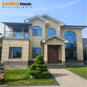 <span class=keywords><strong>Casa</strong></span> <span class=keywords><strong>Prefabricada</strong></span> de Acero Ligero de Lujo y Bajo <span class=keywords><strong>Presupuesto</strong></span>, Villa Robusta de Estructura de Acero Ligero - Product Image 1