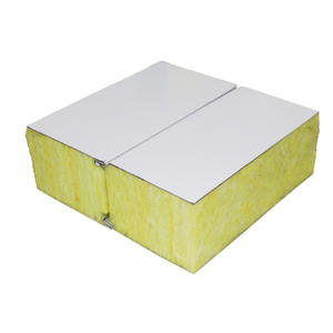 Panneaux sandwich en laine de verre acoustique thermique ignifuge en acier pour mur, panneau en mousse d'aluminium - Product Image 6