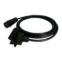 Autone TC235 12V / 7 broches Euro vers Aus câble adaptateur d'assemblage de fil de remorque avec connecteurs en plastique