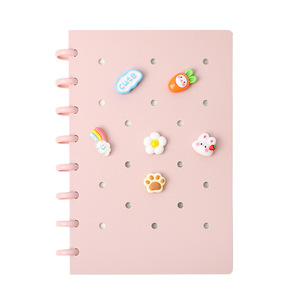 Plastik-Stifteetui-Dekorationsanhänger DIY 5mm Loch Notizbuch Schuh Tasche Hase Pfote Niedlicher Regenbogen Kinder Geschenke Charm - Product Image 1