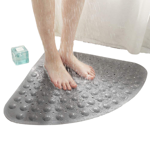 Oval PVC Bathtub <strong>Mat</strong> Non-Slip Bubble <strong>Bath</strong> Shower <strong>Mat</strong> with Suction Cups and Drain Holes Machine Washable for Bathroom - Product Image 2