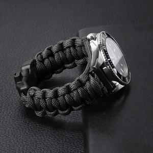 สายนาฬิกา Upro Paracord สำหรับ Samsung Galaxy Watch 6/5/4 ขนาด 20 มม. 22 มม. สายรัดข้อมือแบบสปอร์ตเอาตัวรอด สายไนลอนถักแบบปลดเร็ว - Product Image 6
