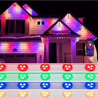 Projecteur led imperméable conforme à la norme ip68, luminaire décoratif d'extérieur, idéal pour les vacances et noël, 50 w, IP65 pixels, ucs2904b rgbw, prix d'usine