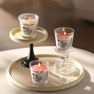 Bougie d'aromathérapie artisanale, parfum longue durée, huile essentielle végétale naturelle, sans fumée, parfumée pour la décoration de la maison, en forme de tasse - Product Image 2