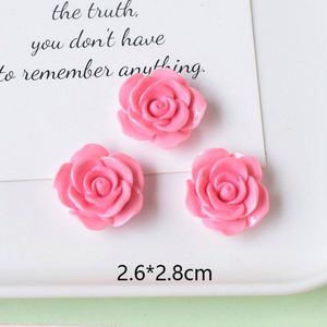 Mini dijes de resina con temática animal para Navidad, cabujones de dibujos animados, accesorios DIY, colgantes de flor esmaltados de base plana para pinzas de pelo - Product Image 2