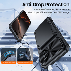 Đối Với <span class=keywords><strong>iPhone</strong></span> 16 Pro Trường Hợp Điện Thoại Với Chủ Thẻ & Trượt Máy Ảnh Bìa Chống-Mùa Thu Bảo Vệ Wallet Trường Hợp Đối Với <span class=keywords><strong>iPhone</strong></span> 16 Promax - Product Image 4