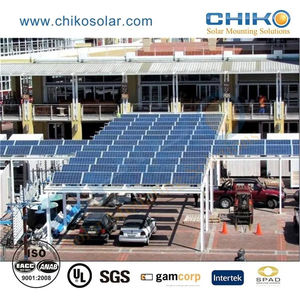 Sistem Pemasangan Panel Surya Grosir Produsen untuk Carport, Rak untuk Parkir Mobil, Carport Surya Premium - Product Image 5