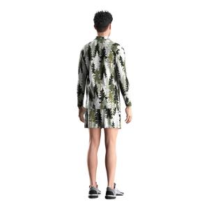 Chemises d'été à fleurs à séchage rapide OEM pour hommes, chemise de plage à manches longues, style hawaïen - Product Image 6