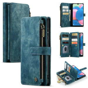 Dây Kéo Thẻ Trường Hợp Đối Với <span class=keywords><strong>Samsung</strong></span> Cho <span class=keywords><strong>Galaxy</strong></span> A50 A60 A70 A80 A90 3 <span class=keywords><strong>1</strong></span> Từ Lật Ví Da Trường Hợp Làm Bằng PU Chất Liệu - Product Image 1