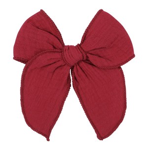 Noeuds en mousseline Clips en coton Texture Barrettes Accessoires pour <span class=keywords><strong>cheveux</strong></span> pour filles Tout-petits Enfants Adolescents - Product Image 3