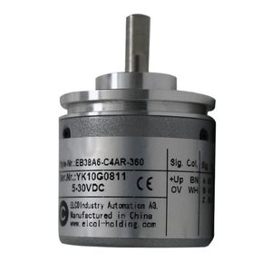 Codificador Incremental Elco EB38A6 C4AR 360 5 30VDC con Bloque de Terminales Vertical y Extremo Redondo - Product Image 1