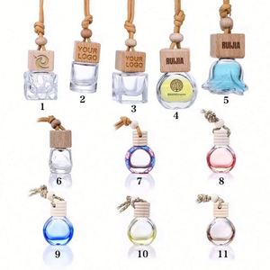 Diffuseur de parfum carré en verre givré pour voiture, flacon de 5ml, 8ml, 10ml, 12ml, 15ml, 17ml, emballage cosmétique avec pulvérisateur à pompe - Product Image 1
