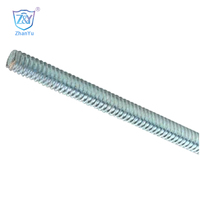 Double Ended Threaded Bar Acme 4.8/8.8 Galvanized Carbon Steel Gi Stud Threaded Rod DIN975 Full Coarse Thread 2m 3m Length