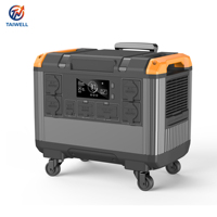Estación de Energía Portátil de 3000W, Generador Solar LiFePO4, Central Eléctrica para Acampar al Aire Libre, Generador Solar Móvil