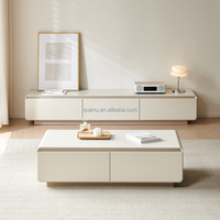 Meuble TV DW1222 Quanu de haute qualité à prix avantageux, moderne, avec ensemble table basse, meuble TV et table basse modernes