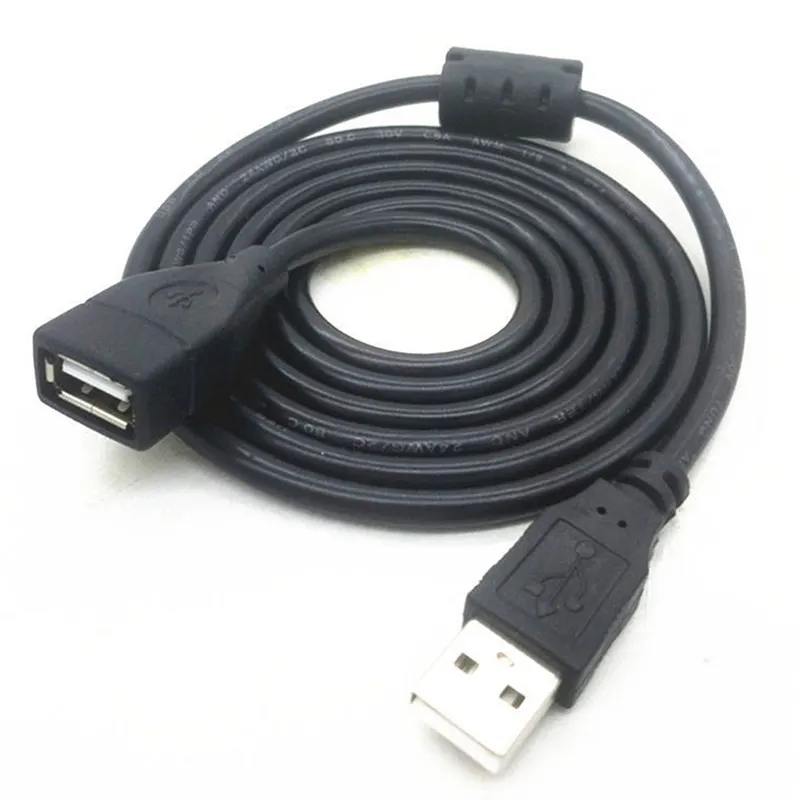 남성 여성 USB 케이블 익스텐더 코드 와이어 초고속 데이터 확장 케이블 PC 노트북 키보드 USB 2.0 A/F 1.5m 3m 5m PVC