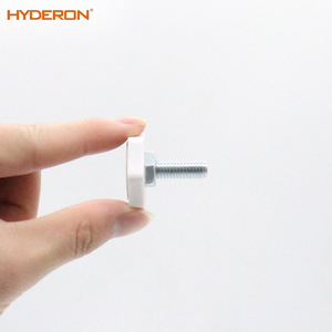 Pieds de machine à laver amortisseurs Hyderon, base hexagonale, vis, pieds réglables moulés par injection, matériau ABS - Product Image 4