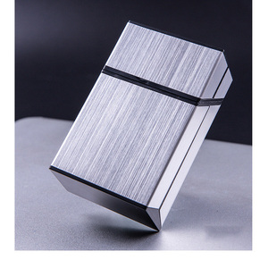 20 Hộp Đựng Thuốc Lá Kim Loại Nhôm Chải Công Suất Với Nắp Lật Từ Tính Chắc Chắn - Product Image 4