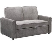 Canapé-lit BINGCHENG, taille Queen, lit escamotable, canapé-lit convertible 3-en-1 avec canapé futon moderne en velours pour appartement, chambre à coucher