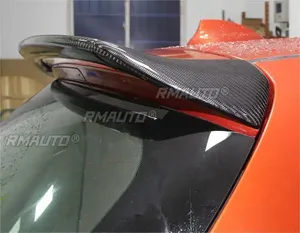 Pour BMW Série 1 F20 F21 2011-2018 Accessoires de voiture Aileron arrière Aspect fibre de carbone Kit carrosserie Spoiler de toit arrière - Product Image 3