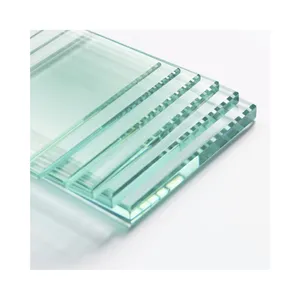 מרפסת מעקה עיצוב זכוכית מזג זכוכית גדר פנלים משוריינת זכוכית