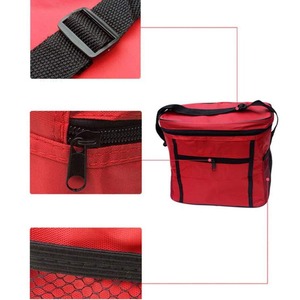 QG Cooler Bag 12L Portable Insulated Outdoor Picnic Camping Food Storage Red Blue Black - Product Image 3