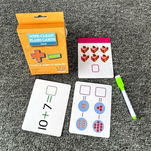 Nuove Carte Flash Cancellabili per Bambini, Carte per Alfabeto, Lettura, Scrittura, Ortografia, Apprendimento dei Numeri, Scrivibile e Cancellabile - Product Image 5