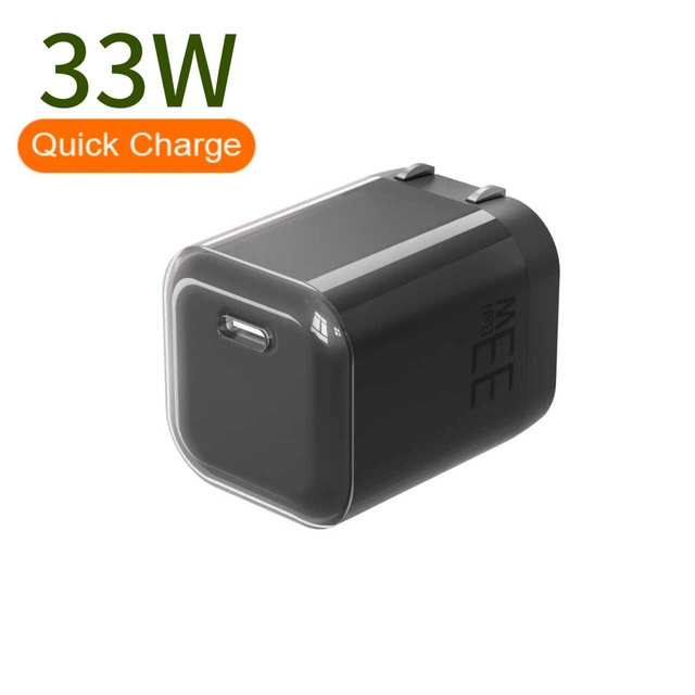 2026 New Product US EU Plug PD45W Foldable GaN Fast Charger Phone Power Adapter for Xiaomi iPhone Switch EN 50075