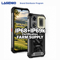 Téléphone robuste Android LAGENIO Rhino1 Pro, étanche IP68, pour l'agriculture, la foresterie, le personnel agricole, commande en gros, usine
