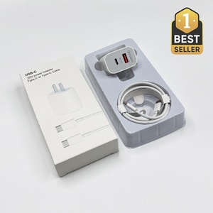Chargeur et Adaptateur de Voyage PD 20W Type C Rapide pour <span class=keywords><strong>iPhone</strong></span> 16 15 <span class=keywords><strong>Pro</strong></span> Max – Prise EU UK US - Product Image 1