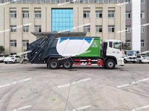 Dongfeng KL 6x4 phía sau loader rác <span class=keywords><strong>compactor</strong></span> xe tải 22cbm DIESEL nhiên liệu xe tải cho rác từ chối Bộ sưu tập bơm thành phần cốt lõi - Product Image 3