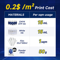 Imprimante DTF grand format 60 cm, presse à chaud à jet d'encre, papier vinyle, film PET, transfert DTG sur t-shirts, machine d'impression de t-shirts