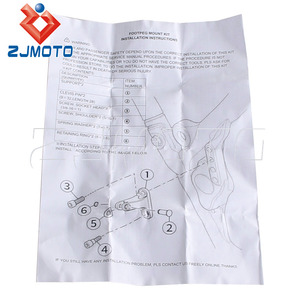 Kit di Montaggio Pedane Moto Sostitutive Durevoli per <span class=keywords><strong>Harley</strong></span> Touring dal 1993 in Poi - Product Image 6
