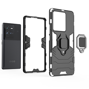 Funda para <span class=keywords><strong>IQOO10</strong></span> PRO 5G, a prueba de golpes, con anillo magnético y soporte. - Product Image 3
