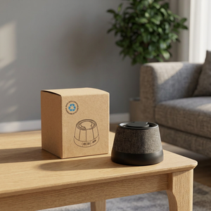 Horna 3 W Altoparlante Wireless Mini Subwoofer da Esterno con LED, Microfono, Batteria e Funzione Magnetico in Plastica Riciclata per Feste - Product Image 3